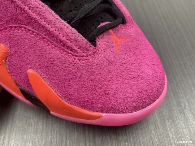 Chep Onekick Low DH4121-600 Jordan Retro 14 Shocking Pink (W) 0528